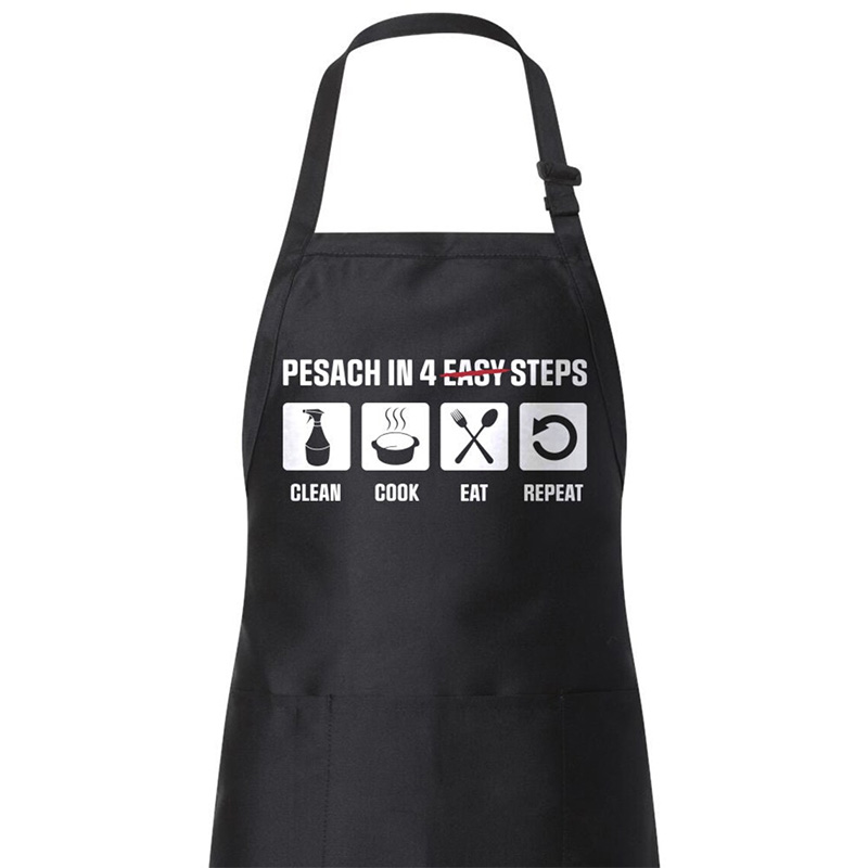 Mom'S Home Cooking - Tablier de cuisine noir pour la