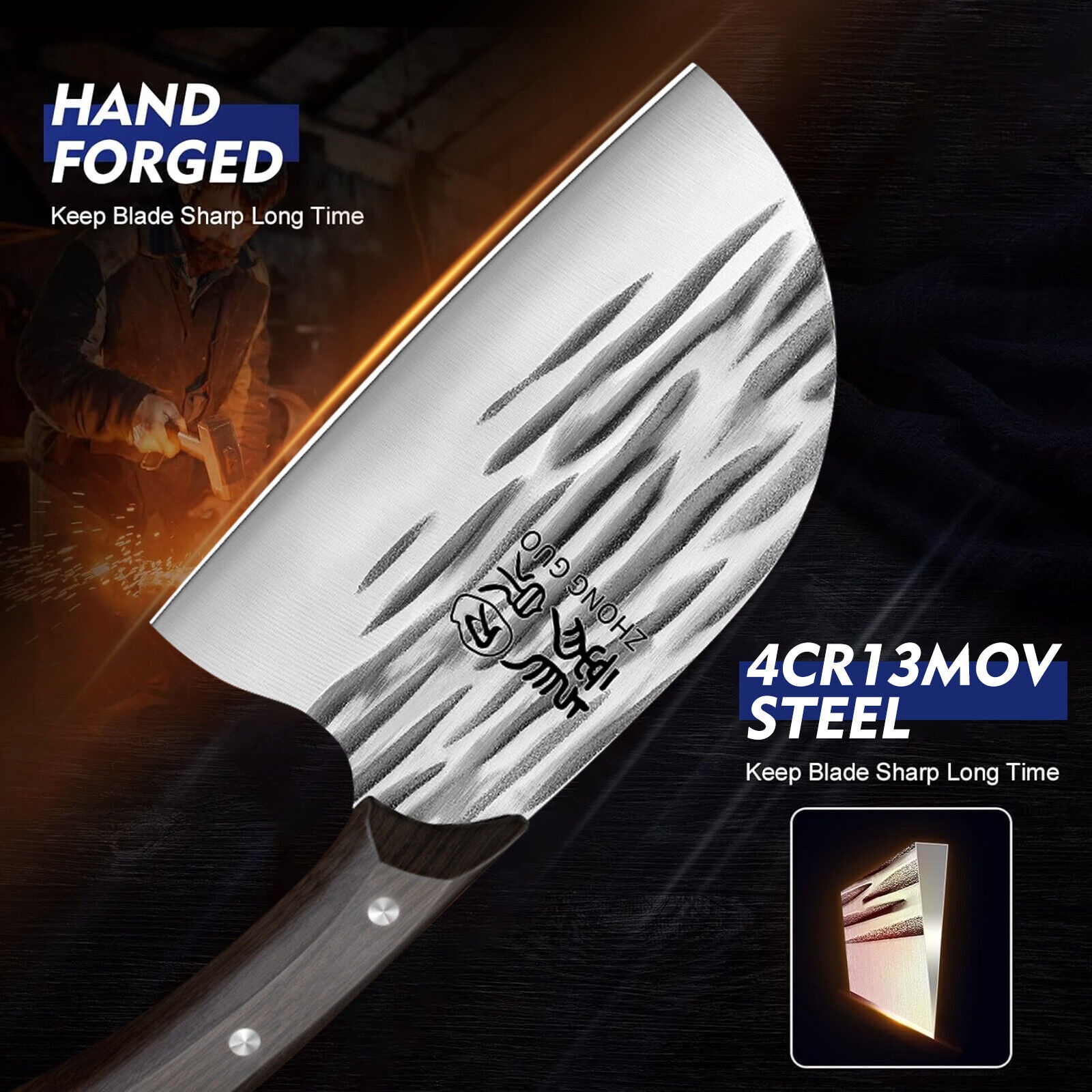 Couteau de Cuisine Forgé, Tran - Wok Carbon Steel avis et prix