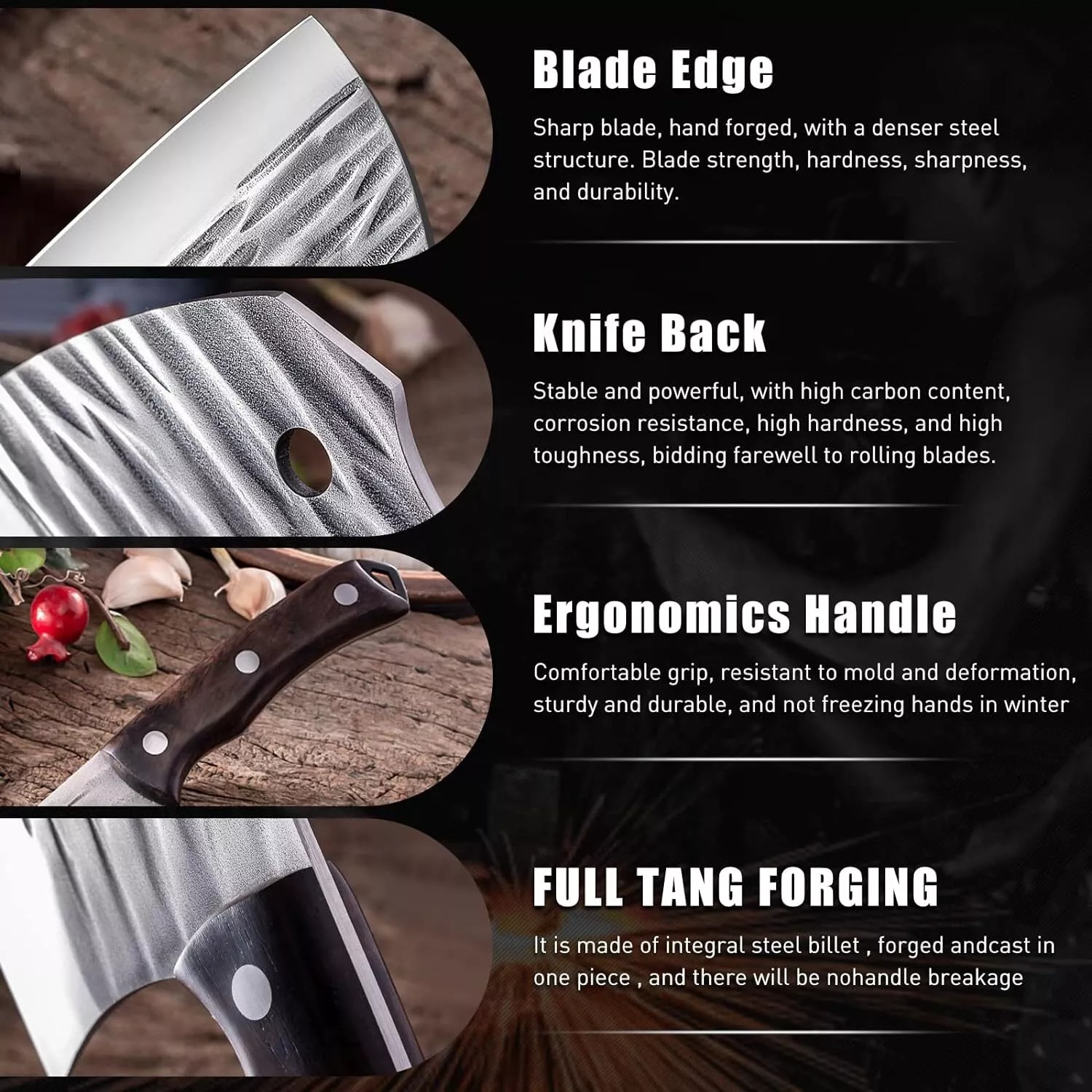 Couteau de Cuisine Forgé, Tran - Wok Carbon Steel avis et prix