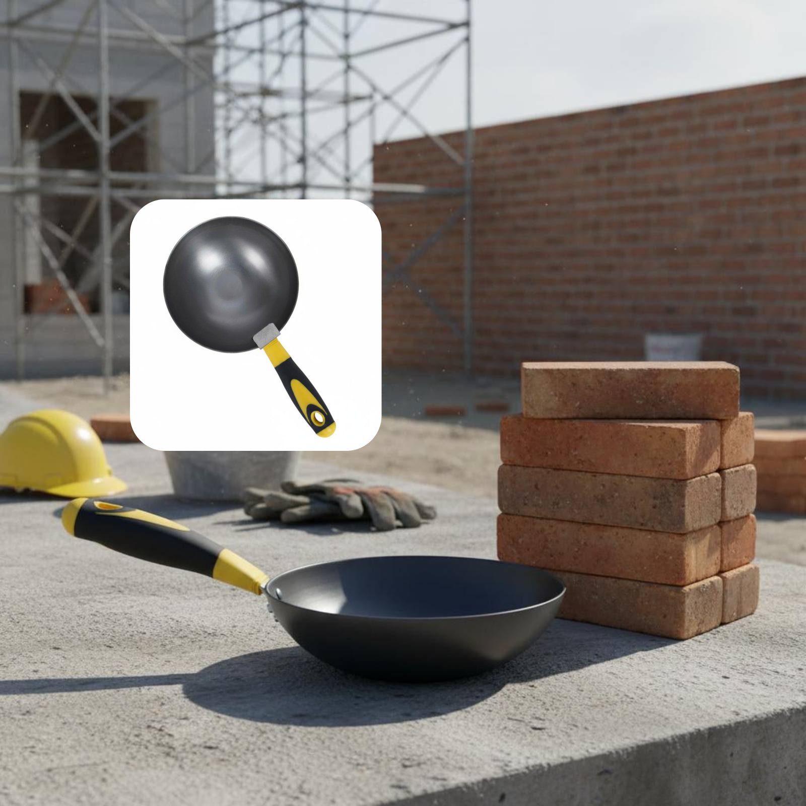 Louche de mélange de ciment ré - Wok Carbon Steel avis et prix