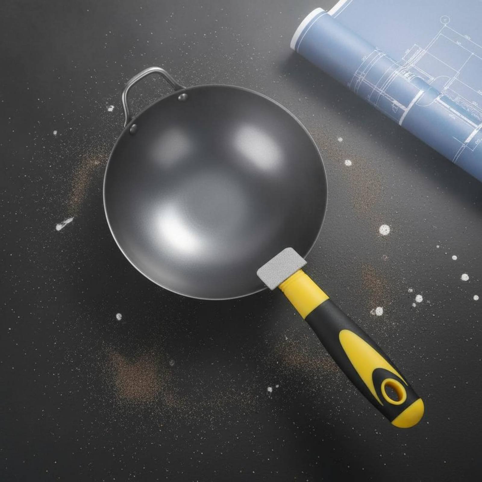 Louche de mélange de ciment ré - Wok Carbon Steel avis et prix
